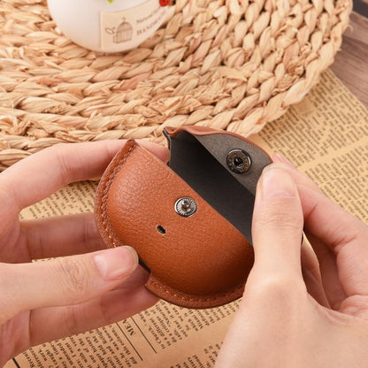 Business Leather Earphone Protective Case with Hook, For Redmi Buds 8 Lite / Buds 6 Lite, For Redmi Buds 6 Lite