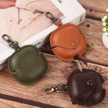 Business Leather Earphone Protective Case with Hook, For Redmi Buds 8 Lite / Buds 6 Lite, For Redmi Buds 6 Lite