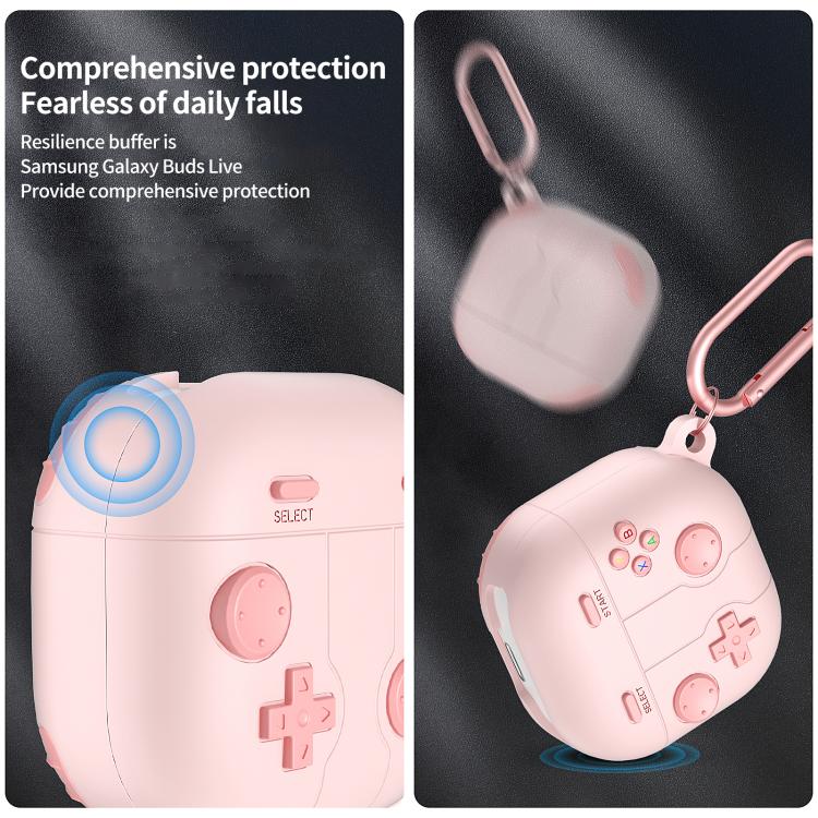Retro Game Console Style Silicone Earbuds Case, For Samsung Galaxy Buds Core, For Samsung Galaxy Buds3 FE, For Samsung Galaxy Buds3 / Buds3 Pro, For Samsung Galaxy Buds Live