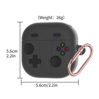 Retro Game Console Style Silicone Earbuds Case, For Samsung Galaxy Buds4 / 4 Pro, For Samsung Galaxy Buds Core, For Samsung Galaxy Buds3 FE, For Samsung Galaxy Buds3 / Buds3 Pro, For Samsung Galaxy Buds Live