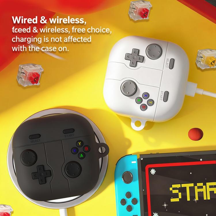 Retro Game Console Style Silicone Earbuds Case, For Samsung Galaxy Buds4 / 4 Pro, For Samsung Galaxy Buds Core, For Samsung Galaxy Buds3 FE, For Samsung Galaxy Buds3 / Buds3 Pro, For Samsung Galaxy Buds Live