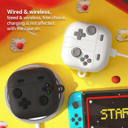 Retro Game Console Style Silicone Earbuds Case, For Samsung Galaxy Buds4 / 4 Pro, For Samsung Galaxy Buds Core, For Samsung Galaxy Buds3 FE, For Samsung Galaxy Buds3 / Buds3 Pro, For Samsung Galaxy Buds Live