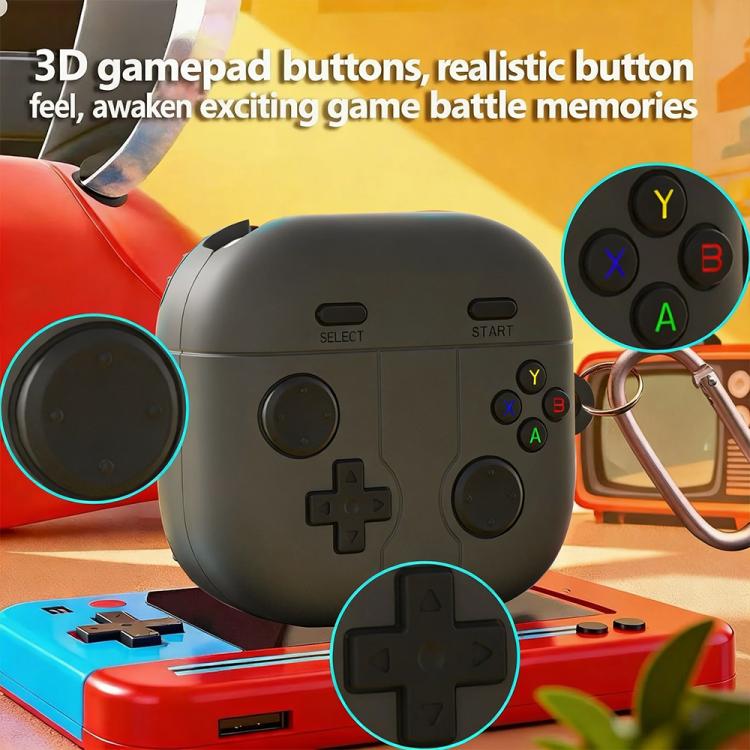 Retro Game Console Style Silicone Earbuds Case, For Samsung Galaxy Buds4 / 4 Pro, For Samsung Galaxy Buds Core, For Samsung Galaxy Buds3 FE, For Samsung Galaxy Buds3 / Buds3 Pro, For Samsung Galaxy Buds Live