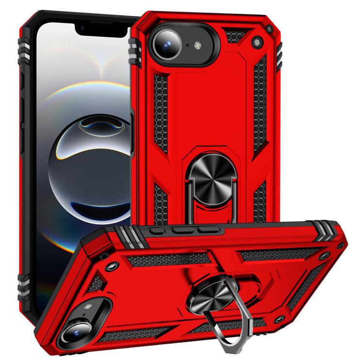 Shockproof TPU Hybrid PC Phone Case with Holder, For iPhone 17e / 16e