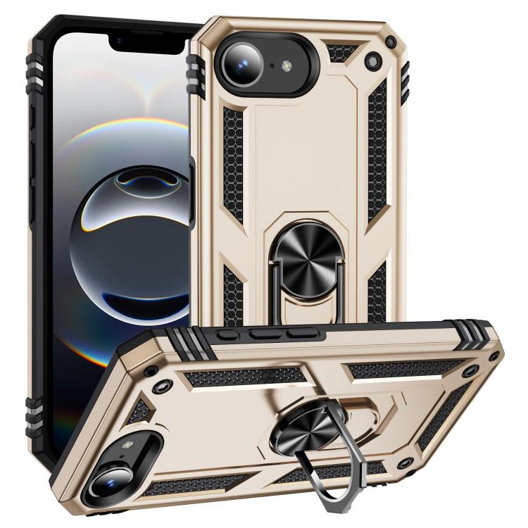Shockproof TPU Hybrid PC Phone Case with Holder, For iPhone 17e / 16e