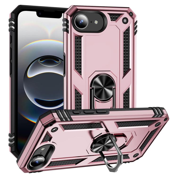 Shockproof TPU Hybrid PC Phone Case with Holder, For iPhone 17e / 16e