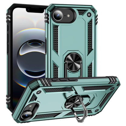 Shockproof TPU Hybrid PC Phone Case with Holder, For iPhone 17e / 16e