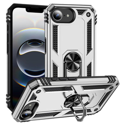 Shockproof TPU Hybrid PC Phone Case with Holder, For iPhone 17e / 16e