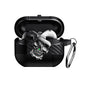 Carbon Fiber Pattern Skull Lock Bluetooth Earphone Protective Case, For Samsung Galaxy Buds3 Pro