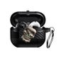 Carbon Fiber Pattern Skull Lock Bluetooth Earphone Protective Case, For Samsung Galaxy Buds3 Pro