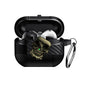 Carbon Fiber Pattern Skull Lock Bluetooth Earphone Protective Case, For Samsung Galaxy Buds3 Pro