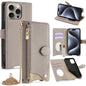 Crossbody Chain Fishtail Litchi Leather Phone Case, For iPhone Air, For iPhone 16 Pro Max, For iPhone 16 Pro, For iPhone 16 Plus