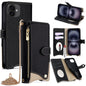 Crossbody Chain Fishtail Litchi Leather Phone Case, For iPhone Air, For iPhone 16 Pro Max, For iPhone 16 Pro, For iPhone 16 Plus