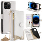 Crossbody Chain Fishtail Litchi Leather Phone Case, For iPhone 15, For iPhone 14 Plus, For iPhone 14, For iPhone 14 Pro