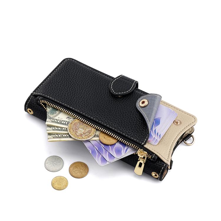 Crossbody Chain Fishtail Litchi Leather Phone Case, For iPhone 17e / 16e, For iPhone 17 Pro Max, For iPhone 17 Pro, For iPhone 17