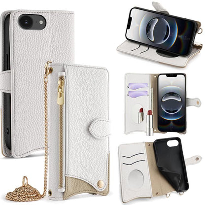Crossbody Chain Fishtail Litchi Leather Phone Case, For iPhone 18 Pro / 17 Pro, For iPhone 18 Pro Max / 17 Pro Max, For iPhone 17e / 16e, For iPhone 17