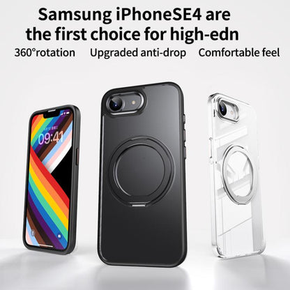 Frosted 360 Degree MagSafe Magnetic Holder Phone Case, For iPhone 17e / 16e, For iPhone 17 Pro Max, For iPhone 17 Pro, For iPhone 17, For iPhone Air