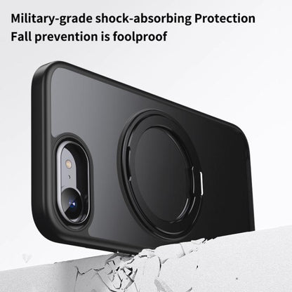 Frosted 360 Degree MagSafe Magnetic Holder Phone Case, For iPhone 17e / 16e, For iPhone 17 Pro Max, For iPhone 17 Pro, For iPhone 17, For iPhone Air
