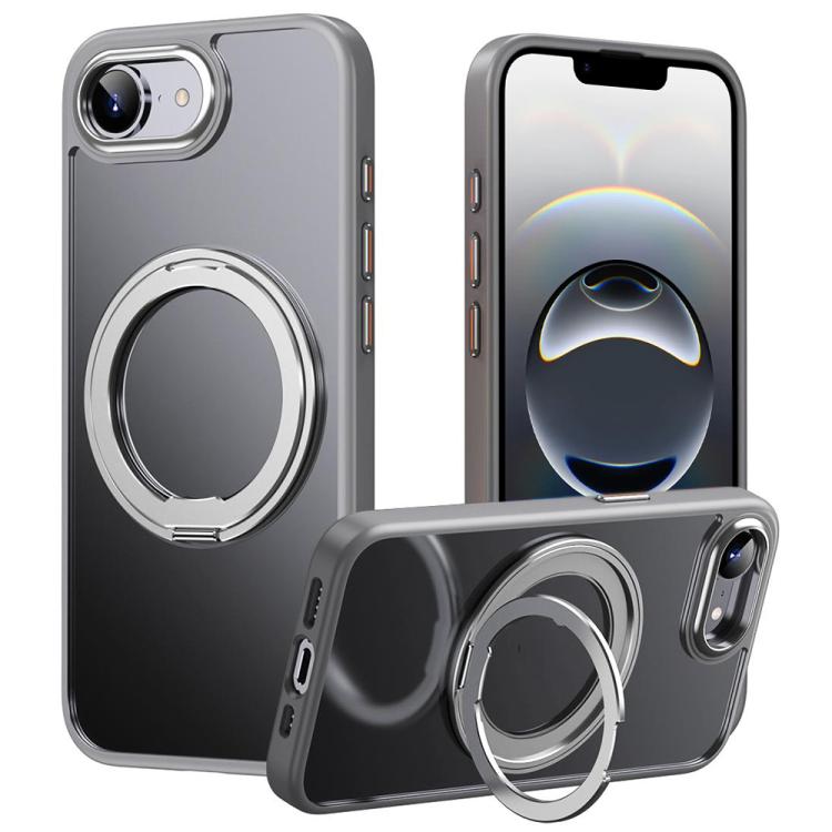 Frosted 360 Degree MagSafe Magnetic Holder Phone Case, For iPhone 18 Pro, For iPhone 18 Pro Max, For iPhone 17e / 16e