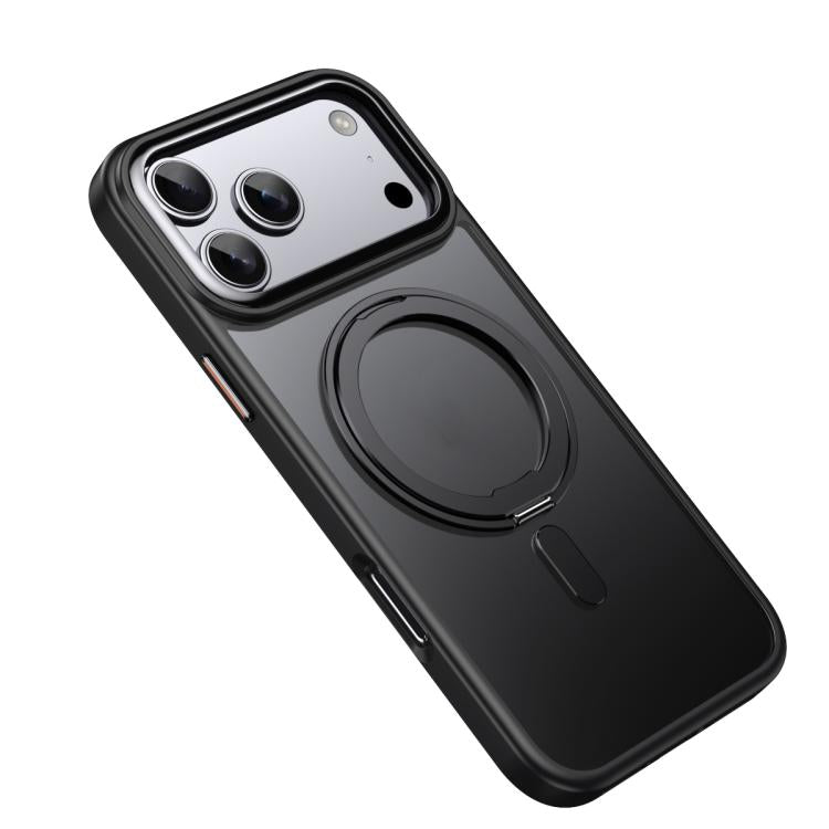 Frosted 360 Degree MagSafe Magnetic Holder Phone Case, For iPhone 18 Pro, For iPhone 18 Pro Max, For iPhone 17e / 16e