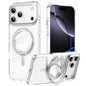 Frosted 360 Degree MagSafe Magnetic Holder Phone Case, For iPhone 18 Pro, For iPhone 18 Pro Max, For iPhone 17e / 16e