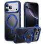Frosted 360 Degree MagSafe Magnetic Holder Phone Case, For iPhone 18 Pro, For iPhone 18 Pro Max, For iPhone 17e / 16e