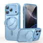 Frosted 360 Degree MagSafe Magnetic Holder Phone Case, For iPhone 18 Pro, For iPhone 18 Pro Max, For iPhone 17e / 16e
