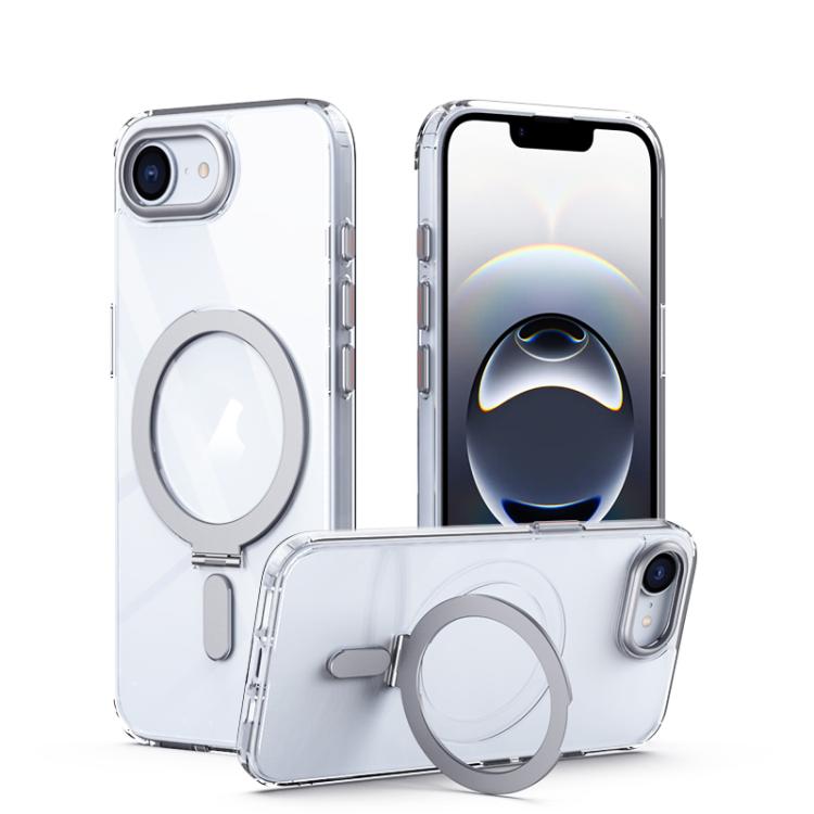 Airbag MagSafe Shockproof Frosted Phone Case with Fold Holder, For iPhone 18 Pro / 17 Pro, For iPhone 16e / 17e, For iPhone 18 Pro Max / 17 Pro Max, For iPhone 17, For iPhone Air