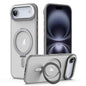 Airbag MagSafe Shockproof Frosted Phone Case with Fold Holder, For iPhone 18 Pro / 17 Pro, For iPhone 16e / 17e, For iPhone 18 Pro Max / 17 Pro Max, For iPhone 17, For iPhone Air