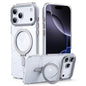 Airbag MagSafe Shockproof Frosted Phone Case with Fold Holder, For iPhone 18 Pro / 17 Pro, For iPhone 16e / 17e, For iPhone 18 Pro Max / 17 Pro Max, For iPhone 17, For iPhone Air