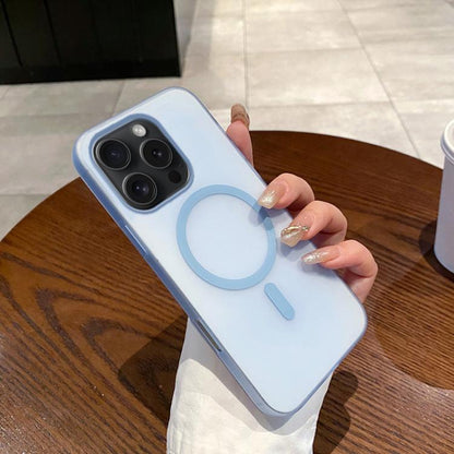 Ice Fog MagSafe PC Phone Case, For iPhone 16 Plus, For iPhone 16, For iPhone 15 Pro Max