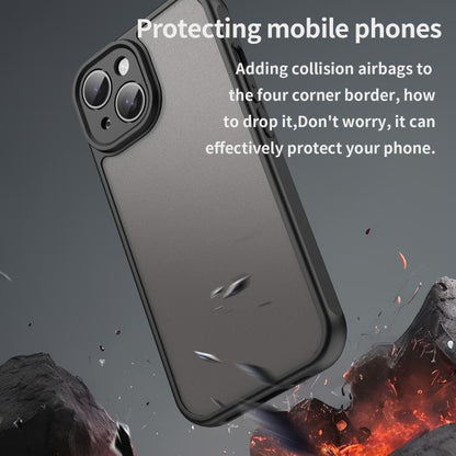 Fan Dun Series TPU Hybrid PC Frosted Phone Case, For iPhone 14 Pro, For iPhone 14 Pro Max, For iPhone 13 Pro Max, For iPhone 13 Pro, For iPhone 13, For iPhone 12