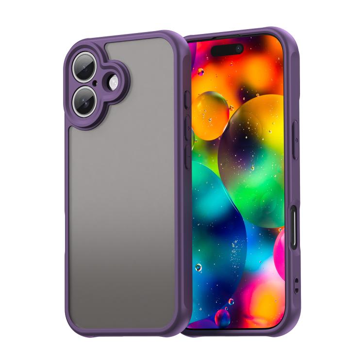 Fan Dun Series TPU Hybrid PC Frosted Phone Case, For iPhone 17, For iPhone Air, For iPhone 16 Pro Max, For iPhone 16 Pro, For iPhone 16 Plus, For iPhone 16