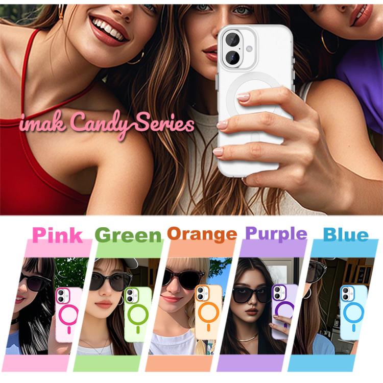 IMAK Candy Series Shockproof MagSafe Phone Case, For iPhone 17, For iPhone Air, For iPhone 16 Pro Max