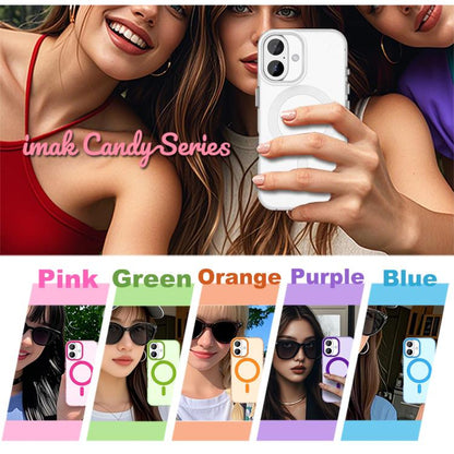 IMAK Candy Series Shockproof MagSafe Phone Case, For iPhone 17, For iPhone Air, For iPhone 16 Pro Max