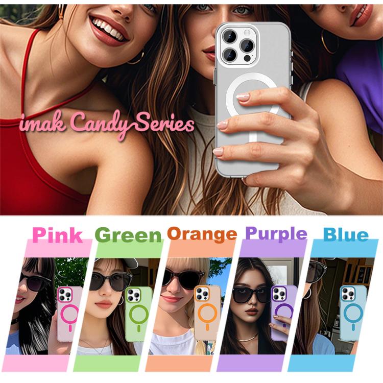 IMAK Candy Series Shockproof MagSafe Phone Case, For iPhone 15 Pro Max, For iPhone 15 Pro, For iPhone 15 Plus