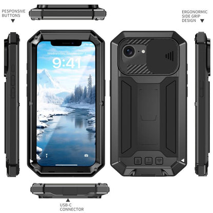 Sliding Camera IP68 Waterproof Holder Phone Case, For iPhone 17e / 16e