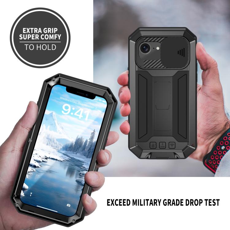 Sliding Camera IP68 Waterproof Holder Phone Case, For iPhone 17e / 16e