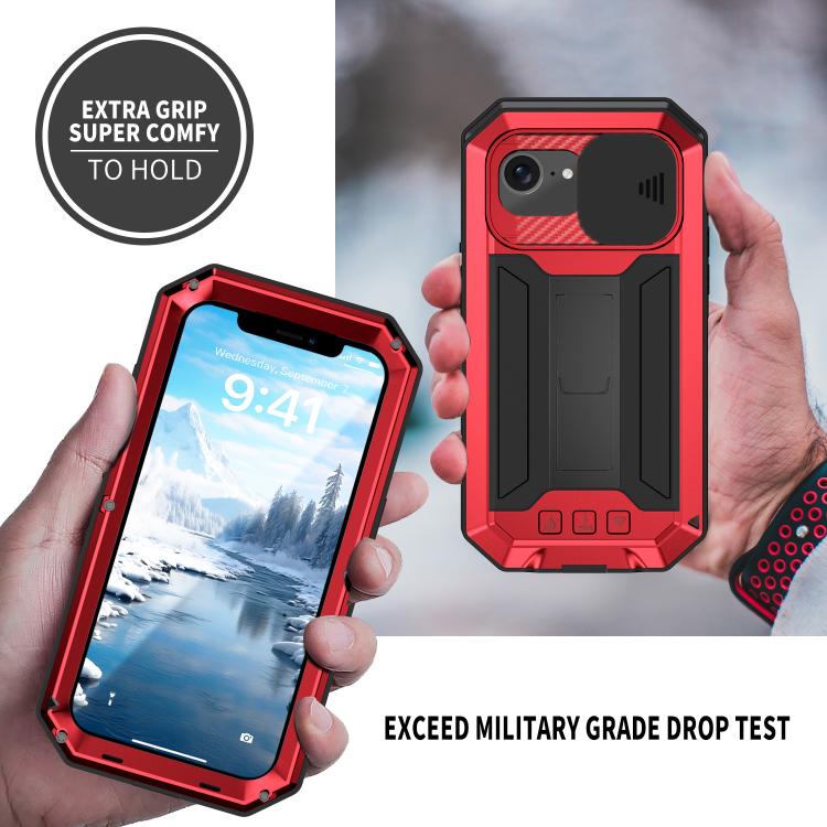 Sliding Camera IP68 Waterproof Holder Phone Case, For iPhone 17e / 16e