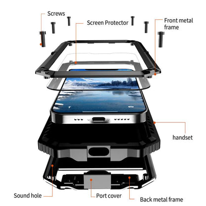 IP68 Waterproof Dustproof Shockproof Holder Phone Case, For iPhone 17e / 16e
