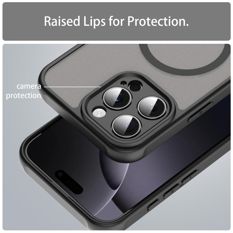 Fan Dun Series TPU Hybrid PC Frosted Magsafe Phone Case, For iPhone 16 Pro, For iPhone 16 Plus, For iPhone 16, For iPhone 15 Pro Max, For iPhone 15 Pro, For iPhone 15 Plus