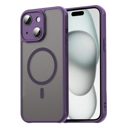 Fan Dun Series TPU Hybrid PC Frosted Magsafe Phone Case, For iPhone 16 Pro, For iPhone 16 Plus, For iPhone 16, For iPhone 15 Pro Max, For iPhone 15 Pro, For iPhone 15 Plus