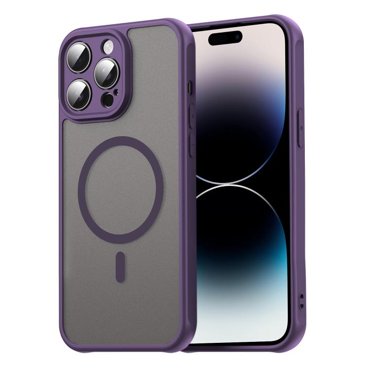 Fan Dun Series TPU Hybrid PC Frosted Magsafe Phone Case, For iPhone 15, For iPhone 14 Plus, For iPhone 14, For iPhone 14 Pro, For iPhone 14 Pro Max, For iPhone 13 Pro Max