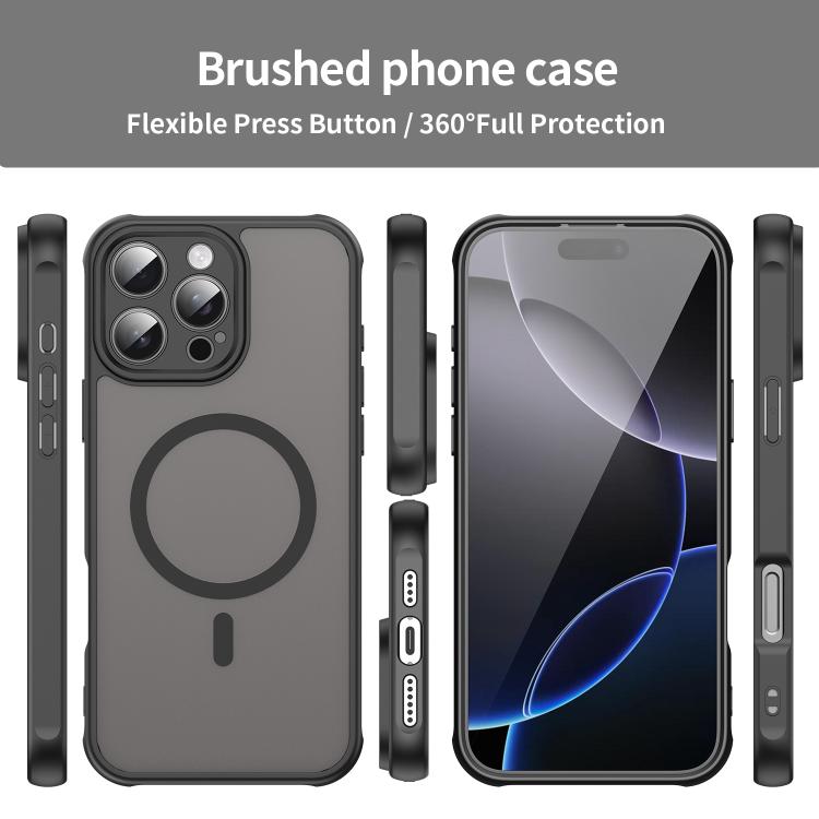 Fan Dun Series TPU Hybrid PC Frosted Magsafe Phone Case, For iPhone 13 Pro, For iPhone 13