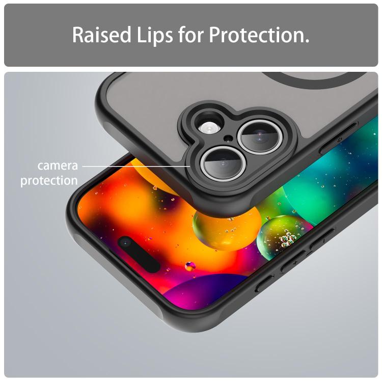 Fan Dun Series TPU Hybrid PC Frosted Magsafe Phone Case, For iPhone 18, For iPhone 18 Pro, For iPhone 18 Pro Max, For iPhone 17e / 16e, For iPhone 17 Pro Max, For iPhone 17 Pro