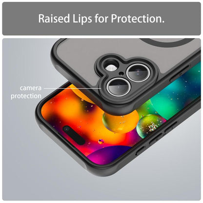 Fan Dun Series TPU Hybrid PC Frosted Magsafe Phone Case, For iPhone 18, For iPhone 18 Pro, For iPhone 18 Pro Max, For iPhone 17e / 16e, For iPhone 17 Pro Max, For iPhone 17 Pro