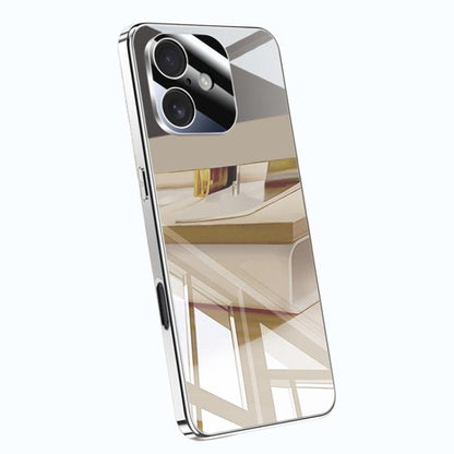 Electroplating Ice Crystal Airbag Full Coverage Shockproof Phone Case, For iPhone 16e, For iPhone 16 Pro Max, For iPhone 16 Pro, For iPhone 16 Plus