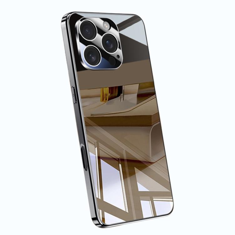 Electroplating Ice Crystal Airbag Full Coverage Shockproof Phone Case, For iPhone Air, For iPhone 16 Pro Max, For iPhone 16 Pro, For iPhone 16 Plus