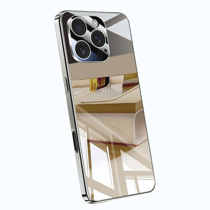Electroplating Ice Crystal Airbag Full Coverage Shockproof Phone Case, For iPhone Air, For iPhone 16 Pro Max, For iPhone 16 Pro, For iPhone 16 Plus