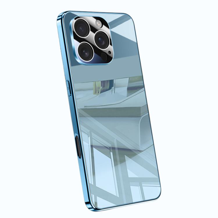 Electroplating Ice Crystal Airbag Full Coverage Shockproof Phone Case, For iPhone Air, For iPhone 16 Pro Max, For iPhone 16 Pro, For iPhone 16 Plus